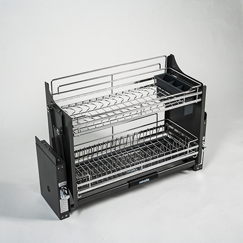 Giá Bát Di Động INOX 304 Xước Mờ OMATIN