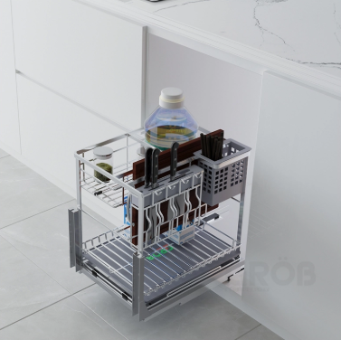 Kệ Đựng Dao Thớt Inox 304 GROB