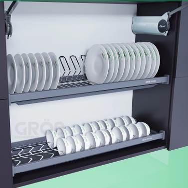 Giá Bát Cố Định Nan Oval Inox 304 GROB