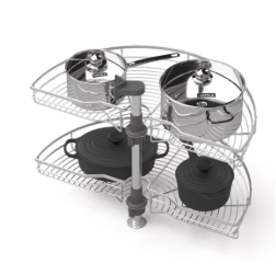 rổ góc mezzo 180° inox 304