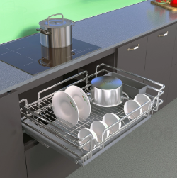 kệ Đựng bát Đĩa nan oval inox 304
